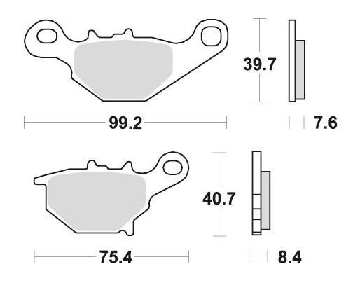 PLAQUETTES DE FREIN FA401