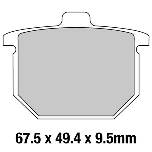 Ferodo FDB182P Platinum Brake Pads CBX Cx500 Cb750f